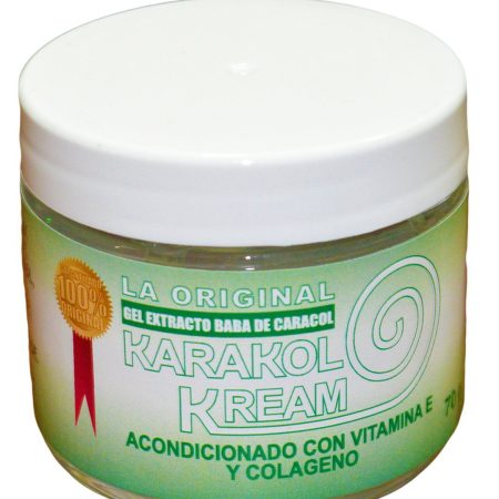 snail slime 2 fl oz. Karakol kream product made from Baba the caracol.