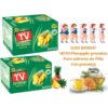 Pineapple Tea 2 Boxes with   Green Tea Hindu / Te Verde Con Pina 20 bags