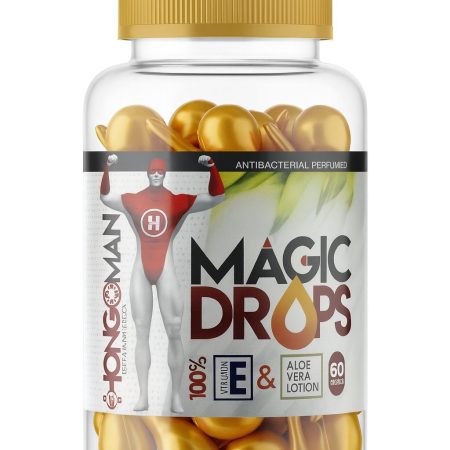 Magic Drops – Vitamin E Capsules with Aloe Vera – Skin Softening & Hydration Formula – 60 Pieces