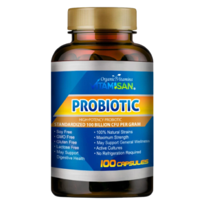 100probiotic Vitamisan Probiotic 100 Billion CFU – Maximum Strength, 100 Capsules – Immune & Digestive Support – Non-GMO, Gluten-Free