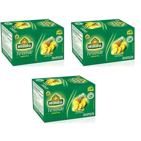 3-cajas-de-te-de-pina-c-del-dr-ming-pineapple-green-tea-te-de-pina-adelgazar.jpg Pineapple Tea with Green Tea Hindu/ Te Verde Con Pina 20 bags - 4 Boxes