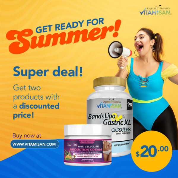 Lipo Gastric XL Capsules + Anti-Cellulite Cream – Body Shaping & Wellness Support Combo