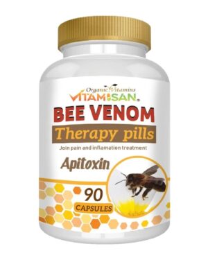 Bee Venom Capsules (Apitoxin) – Natural Joint Comfort, Mobility & Wellness Support | 90 Capsules