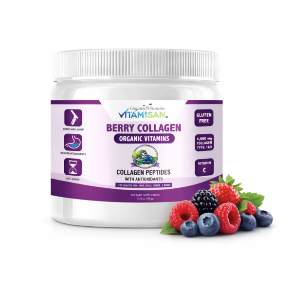 BERRY POLVO PORTADA2 Premium Berry Collagen Peptides 6,800mg – Hydrolyzed Collagen with Vitamin C for Skin, Hair & Joint Support