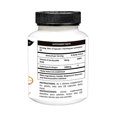 COLLAGENOBALNCOOVINGREDIENTES3.jpg Collagen Hydrolyzed 1000mg Organic Vitamisan