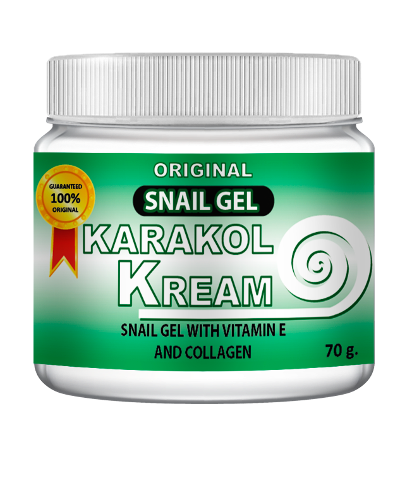 snail slime 2 fl oz. Karakol kream product made from Baba the caracol.