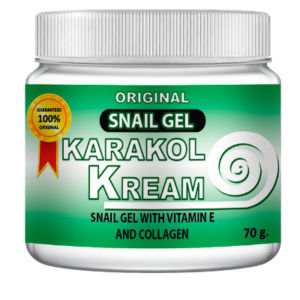 Copy of karakolkreamingles snail slime 2 fl oz. Karakol kream product made from Baba the caracol.
