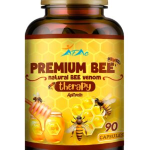 PREMIUM BEE Premium Bee Venom Capsules (Apitoxin) – Joint Comfort, Mobility & Wellness Support | 90 Capsules