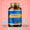 PROBIOTIC_FACTSA Vitamisan Probiotic 100 Billion CFU – Maximum Strength, 100 Capsules – Immune & Digestive Support – Non-GMO, Gluten-Free