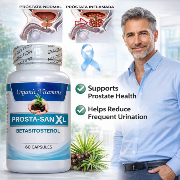 PROSTASAN PROMO2 Men's Prostate Support – Beta-Sitosterol Herbal Formula for Healthy Urinary Function