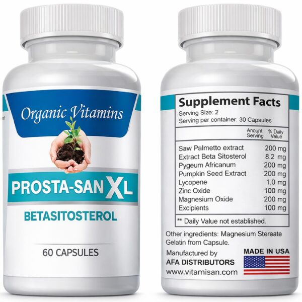 Prostasal XL Men's Prostate Support – Beta-Sitosterol Herbal Formula for Healthy Urinary Function