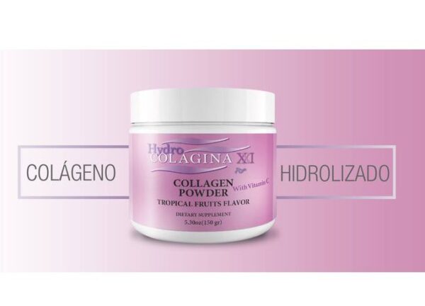 HIDRO COLAGINA hidrolized collagen powder with vitamin C 5.30 oz