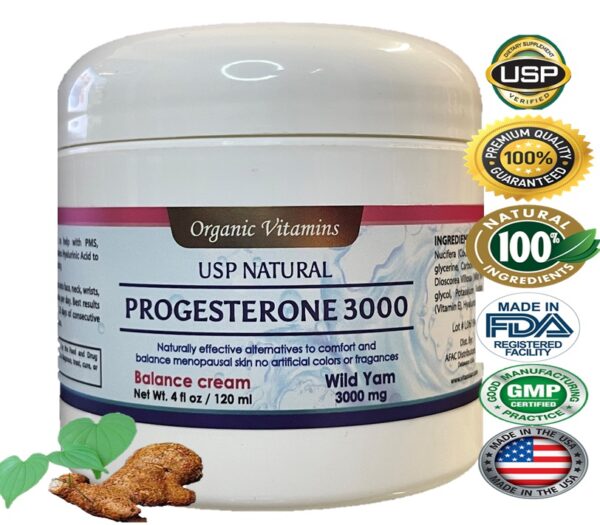 NATURAL PROGESTERONE 3000 wild yam BLUE LABEL