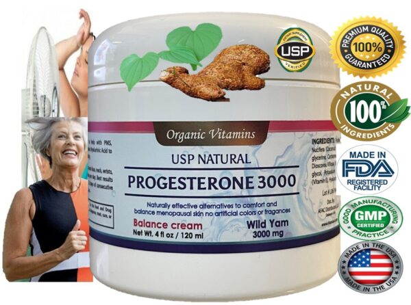 NATURAL PROGESTERONE 3000 wild yam BLUE LABEL