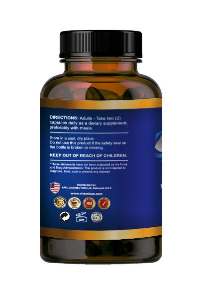 Nitric Oxide XL 3000 mg – L-Arginine & L-Citrulline for Circulation, Energy & Performance | 60 Capsules