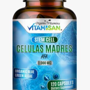 Stem Cell Support AFA 1000 mg – Organic Blue Green Algae for Cellular Wellness | 120 Capsules