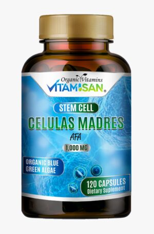Stem Cell Support AFA 1000 mg – Organic Blue Green Algae for Cellular Wellness | 120 Capsules