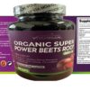 Vitamisan Organic Super Power Beets Root 8000mg – 60 Capsules Natural Heart & Circulation Support | Nitric Oxide Booster