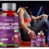 Vitamisan Organic Super Power Beets Root 8000mg – 60 Capsules Natural Heart & Circulation Support | Nitric Oxide Booster