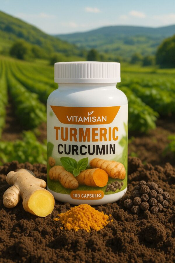 Turmeric Curcumin 2100mg with Black Pepper & Ginger - Anti-Inflammatory, Joint Support, Immune Booster - 120 Capsules - Organic, High Potency, Natural Pain Relief Supplement"