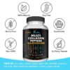 Multi Collagen Peptides VITAMISAN AFAC 120 Caps – Hair, Skin, Nails & Joint Support | Type I, II, III, V, X