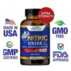 Nitric Oxide XL 3000 mg – L-Arginine & L-Citrulline for Circulation, Energy & Performance | 60 Capsules
