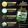 L-Arginine Support Plus by Drgreen’s – Advanced Nitric Oxide Supplement for Muscle Growth, Vascularity & Faster Recovery – 3000mg Formula