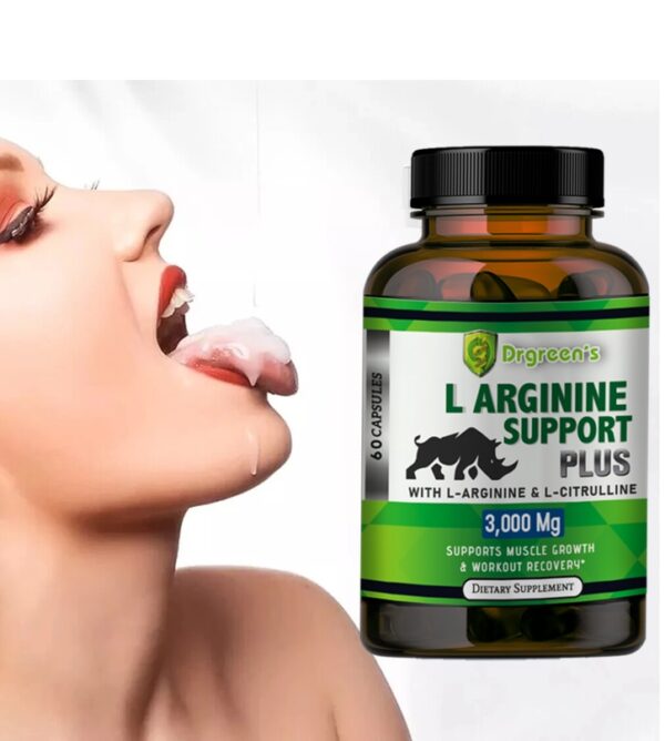 L-Arginine Support Plus by Drgreen’s – Advanced Nitric Oxide Supplement for Muscle Growth, Vascularity & Faster Recovery – 3000mg Formula