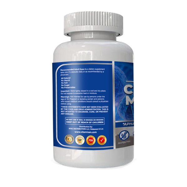 Vitamisan Stem Cell Plus – 1000mg - 60 Capsules – Powerful Stem Cell Enhancer for Youthful Vitality, Regeneration, and Overall Wellness