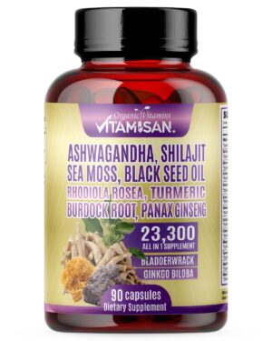 WhatsApp Image 2025-12-18 at 4.53.13 PM (1) Vitamisan Ultra Vitality Complex – 23,300mg Mega Blend with Ashwagandha, Shilajit, Sea Moss, Black Seed Oil + 12 Super Adaptogens