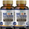 NAC XL + Glutathione 2-Pack – Antioxidant, Skin Tone & Detox Support | 180 Capsules