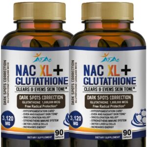 WhatsApp Image 2025-12-18 at 5.39.40 PM NAC XL + Glutathione 2-Pack – Antioxidant, Skin Tone & Detox Support | 180 Capsules