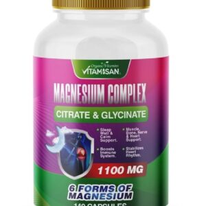 WhatsApp Image 2025-12-18 at 5.45.21 PM Magnesium Complex 140 capsules citrate chloride, glysinate chelated MAGNESIO COMPLEX BLEND