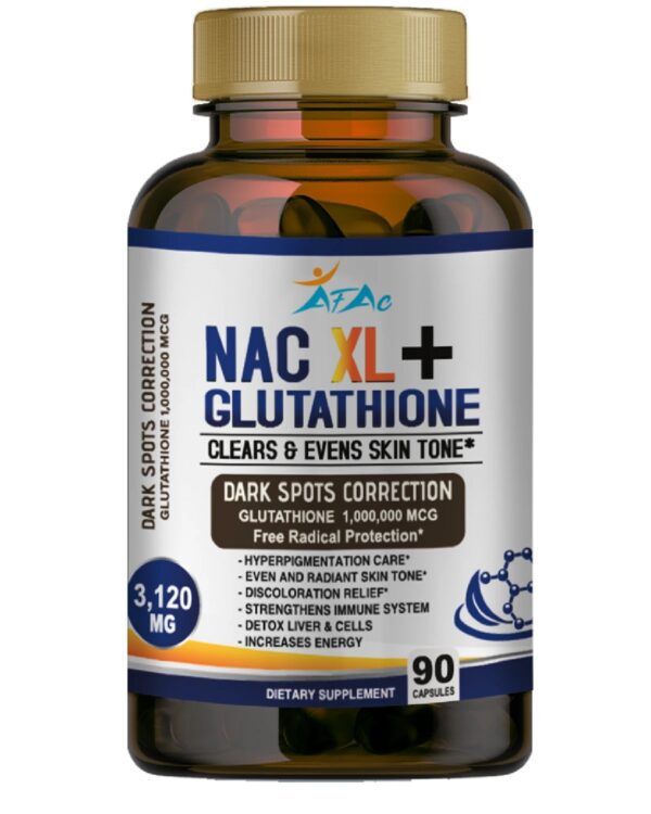 WhatsApp Image 2025-12-18 at 5.46.25 PM NAC XL + Glutathione Supplement – Skin Tone Support, Antioxidant & Detox Support | 90 Capsules