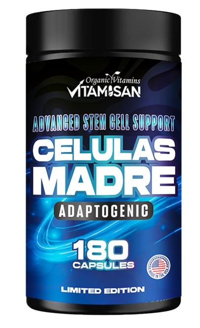 celulasmadres180.jpg CELULAS MADRES STEM CELLS PLUS ADAPTOGENS - 180 CAPSULES