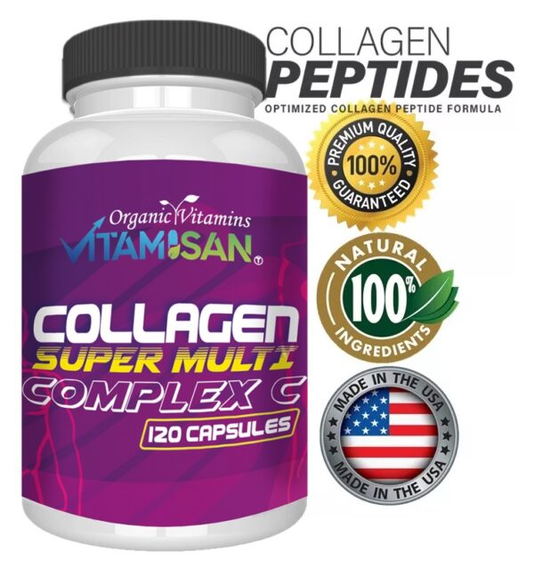 Collagen Super Multi Complex Capsules – Skin, Hair, Nails & Joint Support | 120 Capsules