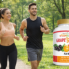 couple running Grapefruit KLB6 vitamisan.