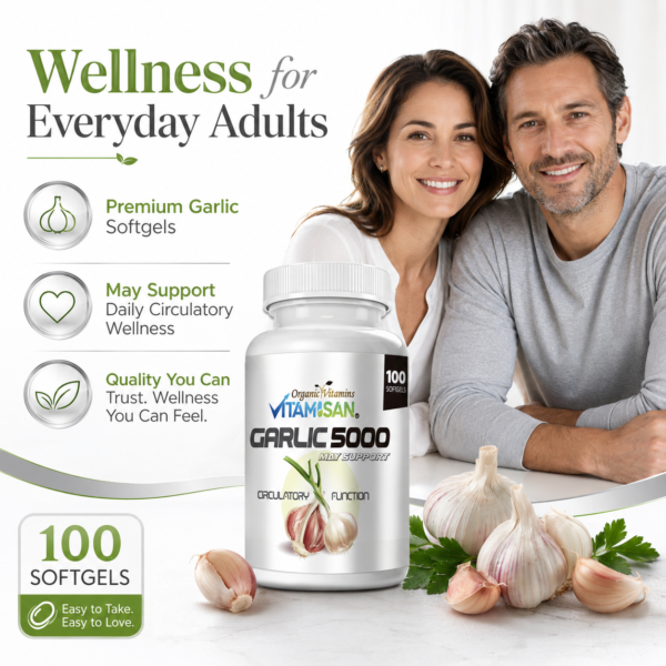 garlic-5000-vitamisan-natural-wellness-100-softgels.jpg Garlic 5000 Vitamisan
