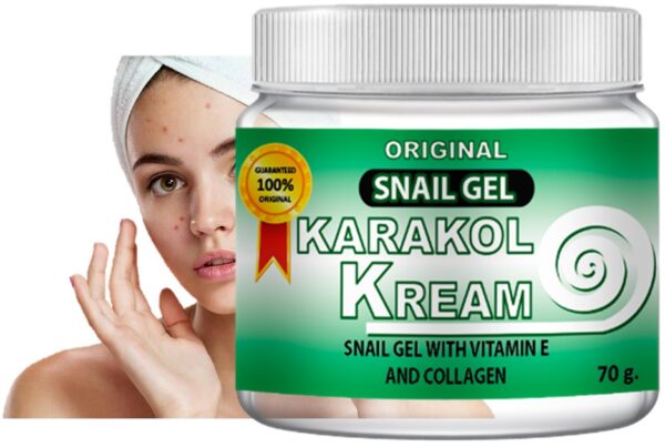 snail slime 2 fl oz. Karakol kream product made from Baba the caracol.