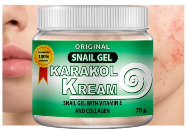 snail slime 2 fl oz. Karakol kream product made from Baba the caracol.