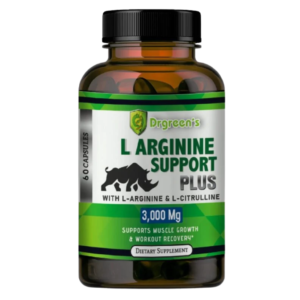larginine L-Arginine Support Plus by Drgreen’s – Advanced Nitric Oxide Supplement for Muscle Growth, Vascularity & Faster Recovery – 3000mg Formula