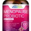 menopause-1.jpg Menopause Probiotic for Women – 100 Billion CFU | Natural Hormone Balance, Hot Flash & Mood Relief, Vaginal & Gut Health Support | 4-in-1 Menopause Supplement | Vegan, Non-GMO, USA Made – 60 Capsules