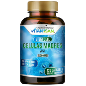Stem Cell Support AFA 1000 mg – Organic Blue Green Algae for Cellular Wellness | 120 Capsules