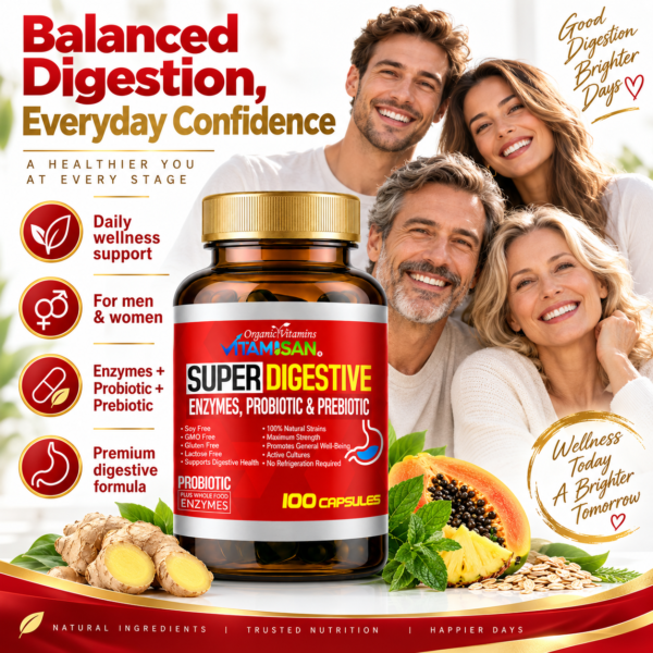 premium-digestive-supplement-soy-free-gmo-free-gluten-free-lactose-free.jpg Super Digestive enzymes probiotics prebiotics VITAMISAN
