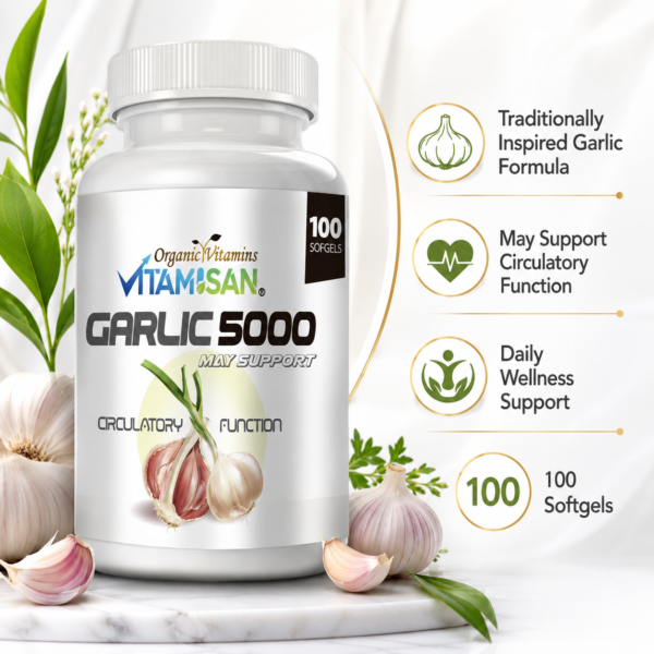 vitamisan-garlic-supplement-100-softgels-premium-formula.jpg Garlic 5000 Vitamisan