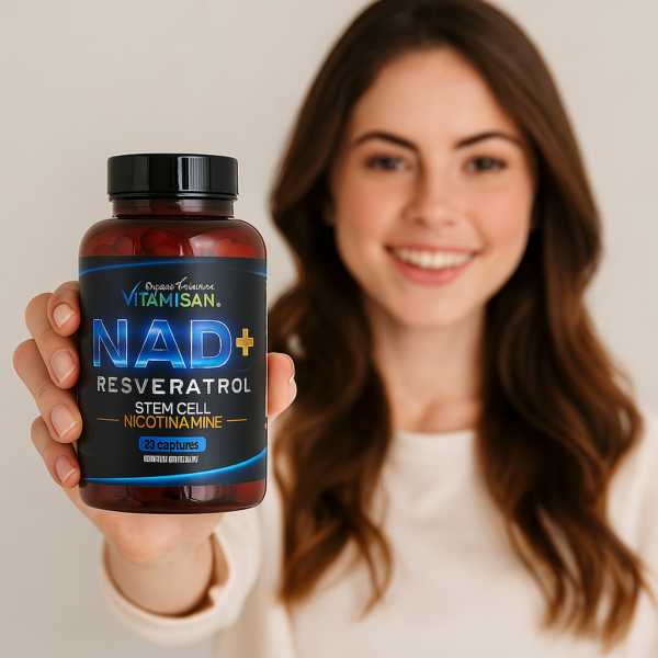 NAD+ Supplement with Resveratrol & Nicotinamide – Cellular Energy, Longevity & Antioxidant