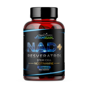 NAD+ Supplement with Resveratrol & Nicotinamide – Cellular Energy, Longevity & Antioxidant