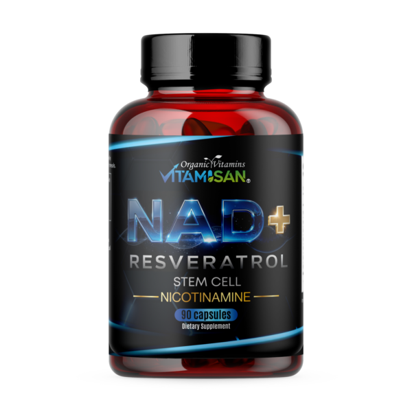 NAD+ Supplement with Resveratrol & Nicotinamide – Cellular Energy, Longevity & Antioxidant