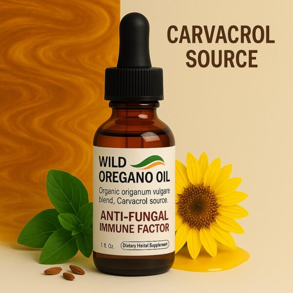 Wild Oregano Oil Drops – Natural Immune & Wellness Support