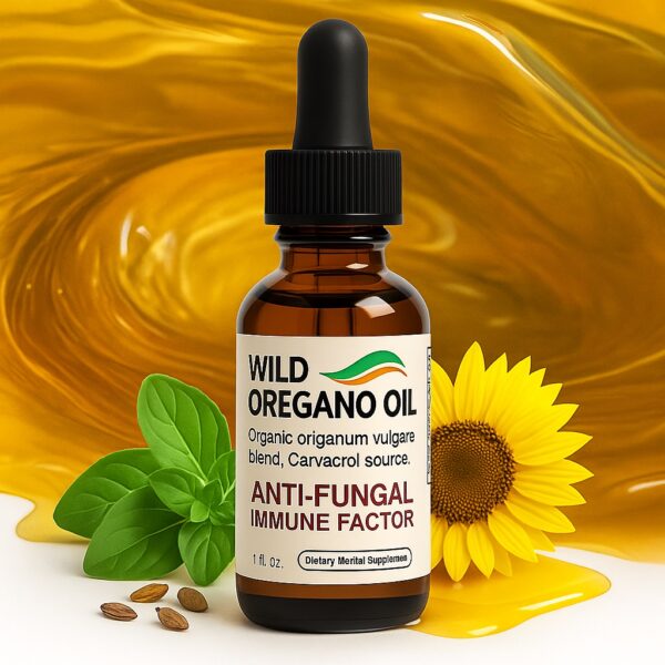 Wild Oregano Oil Drops – Natural Immune & Wellness Support